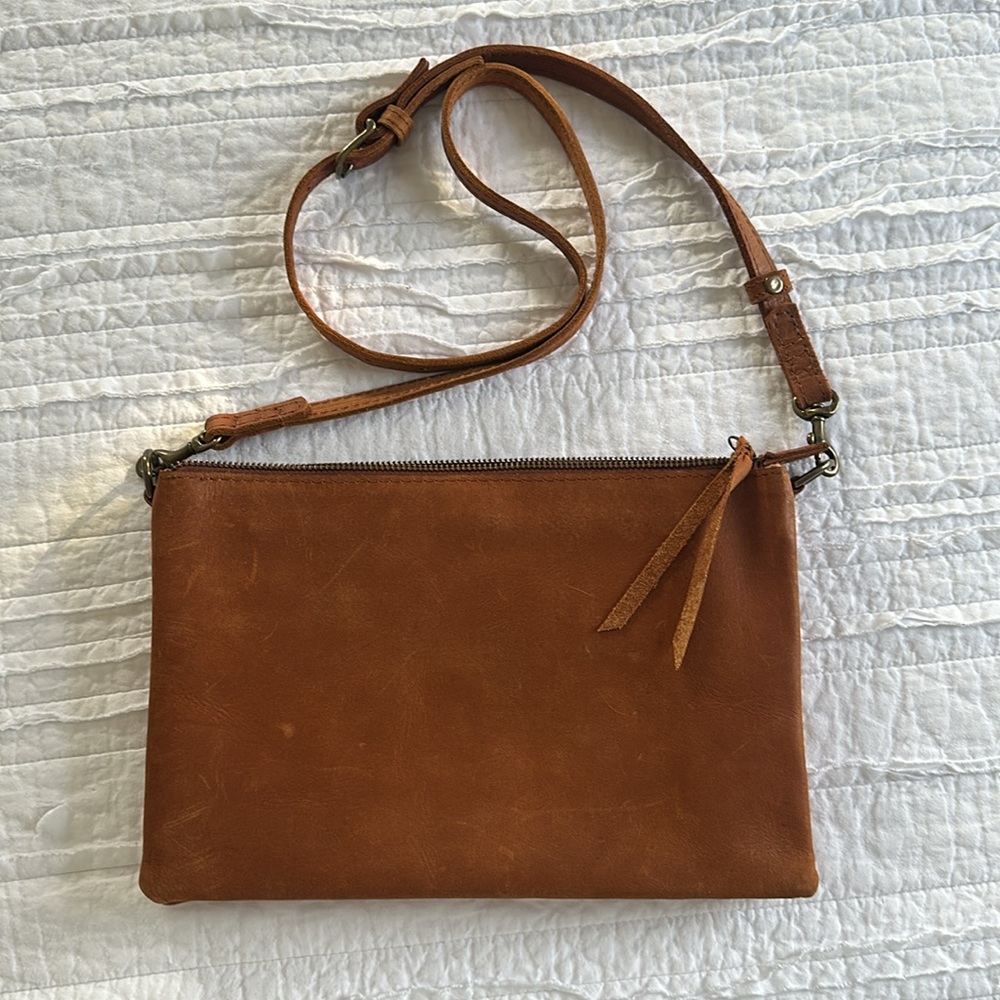 ABLE Leather Crossbody Purse - Picture 4 of 7